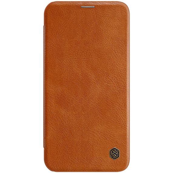 Шкіряний чохол (книжка) Nillkin Qin Series для Apple iPhone 12 Pro Max (6.7")