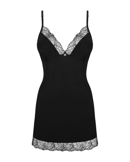Сорочка та трусики Obsessive Bella Rou chemise & thong, XS/S | Зображення 2
