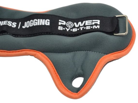 Обважнювачі-манжети для ніг та рук Power System PS-4043 Wrist Weights (2 шт*0.5 кг) (PS-4043_Grey) | Зображення 2