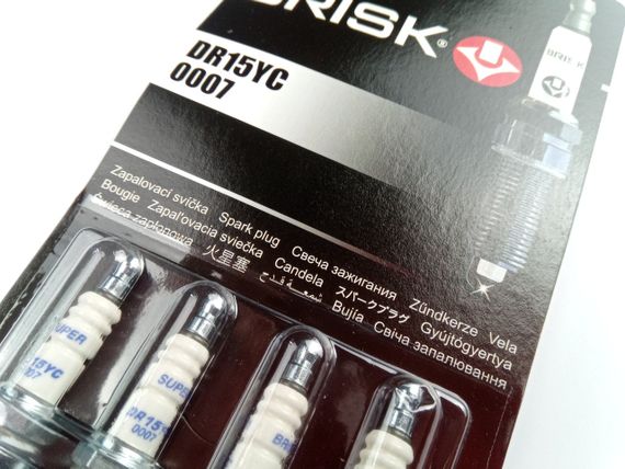 Свічка запалювання BRISK YTTRIUM DR15YC1 (Lanos 1.6) к-т, Чехія (DR15YC1.4B) | Зображення 2