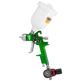 Фарборозпилювач Sigma HVLP 1.4 мм з редуктором та верхнім баком 600 мл (6812081)