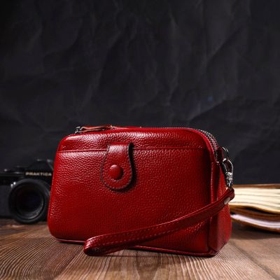 Сумка Vintage З натуральної шкіри Червона (22125) | Зображення 9