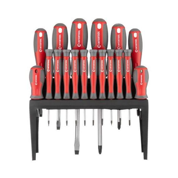 Набір викруток 18 од. INTERTOOL VT-3350 | Зображення 1
