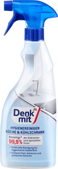 Антибактериальное чистящее средство для кухни и холодильника Denkmit Küchen-Hygienereiniger (750 мл) Германия | Зображення 1
