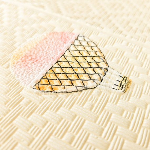 Панель стінова 3D 700*700*4mm повітряні кулі рогожка (D) SW-00001973 | Зображення 4