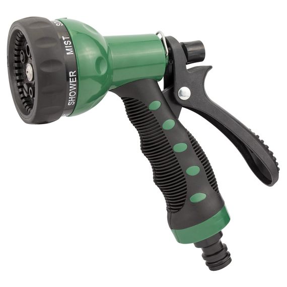 Пістолет-розпилювач Grad 7-ми режимний (ABS+TPR) металева заклепка (5012495) | Зображення 1