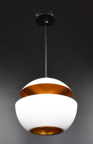 Люстра підвісна на 1 лампочку 27023 Білий 30-160х25х25 см. | Зображення 9