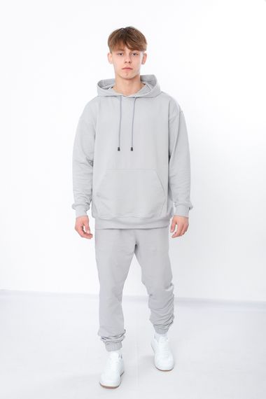 Костюм чоловічий (штани+худі) Носи своє L/187 Сірий (p-13794-153895)