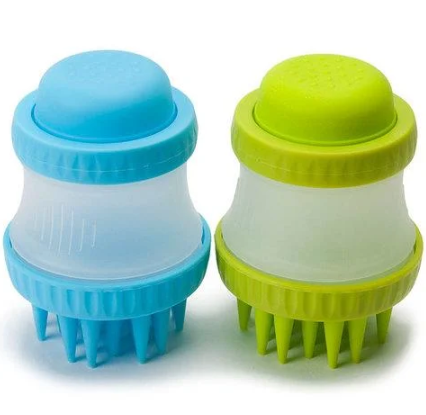 Щітка для миття тварин Cleaning Device The Gentle Dog Washer з силіконовими ворсинками для купання та масажу собак та кішок | Зображення 3