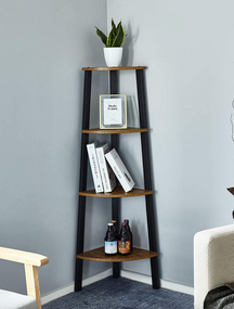 Етажерка Leobert Wooden кутова в стилі Loft