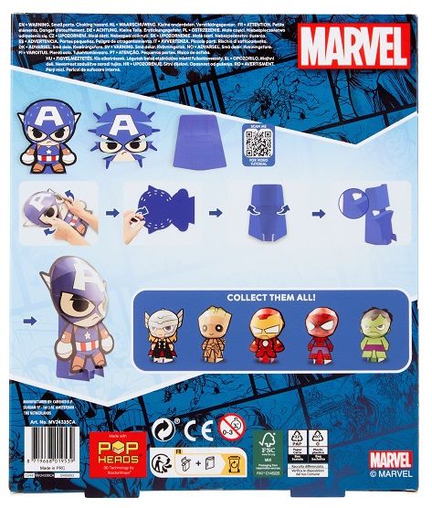 Набір для творчості Disney Marvel POP HEAD 20 см, в асортименті | Зображення 5