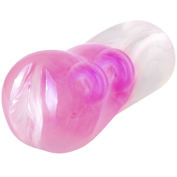 Мастурбатор Вагіна Yoli (Crystal Version) прозорий без вібрації Sex Aura | Зображення 3