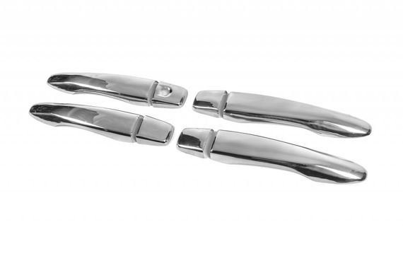 Накладки на ручки (4 шт, нерж.) для Nissan X-trail T32/Rogue 2014-2021 гг | Зображення 1