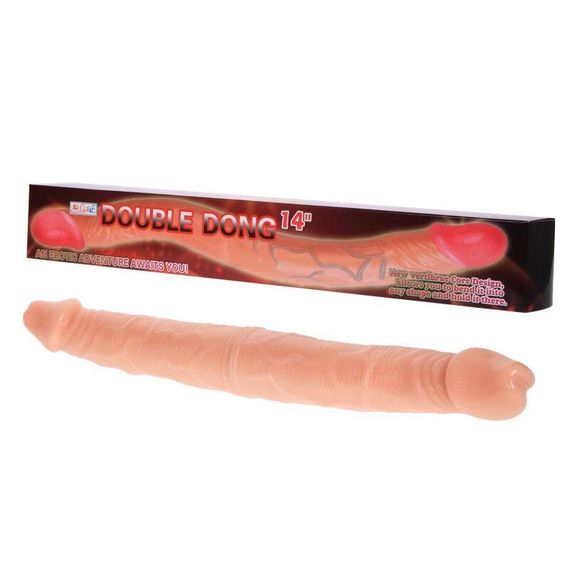 Двойной фаллоимитатор BAILE - Double Dong 14, BI-040018G sexstyle | Зображення 1