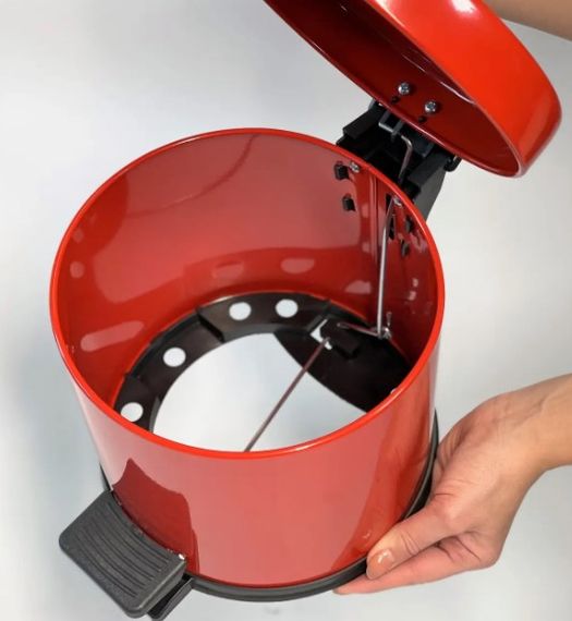 Відро для сміття з педаллю Mertinox 3 л червоне 4501.1825S.104.03 | Зображення 1