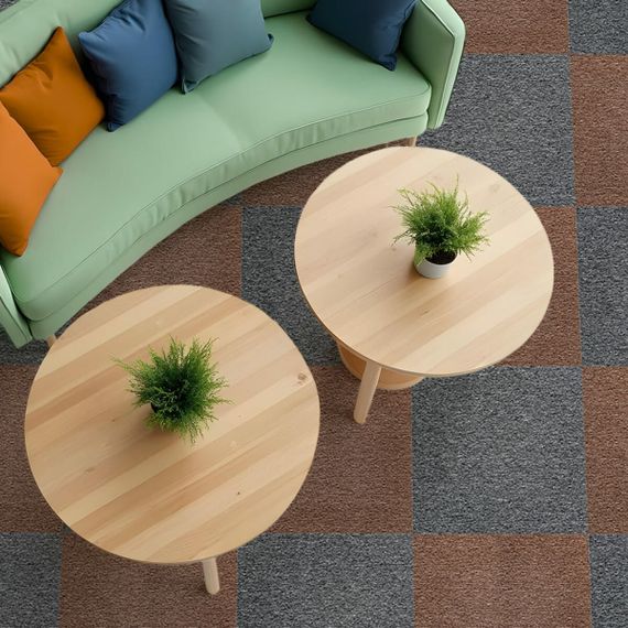 Плитка під ковролін без клейового шару 500х500х3мм Графіт SW-00002709 | Зображення 5