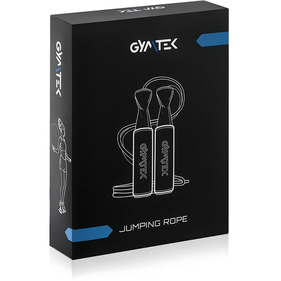 Скакалка Gymtek шкіряна з підшипниками 275см | Зображення 4