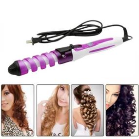 Спіральна плойка для укладання волосся Nova NHC-2007A Фіолетова