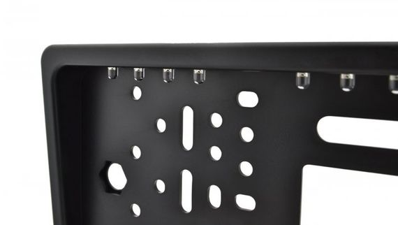 Камера заднього виду в номерній рамці з 4 LED підсвічуванням Black | Зображення 6