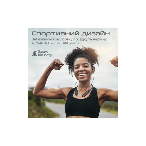Навушники Promate Blend Black (blend.black) | Зображення 2