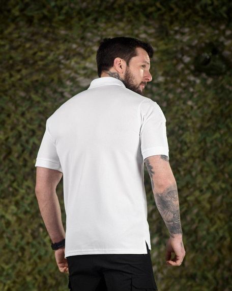 Тактическая футболка поло PATRIOT белая ВТ6322 | Зображення 2