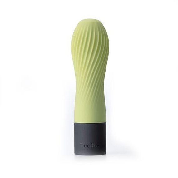 Вібратор IROHA ZEN Matcha з ніжною ребристою поверхнею Sex Aura