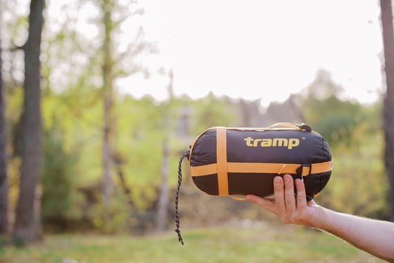Спальний мішок Tramp Airy Light ковдра з капюш лівий yellow/grey 190/80 UTRS-056 | Зображення 2
