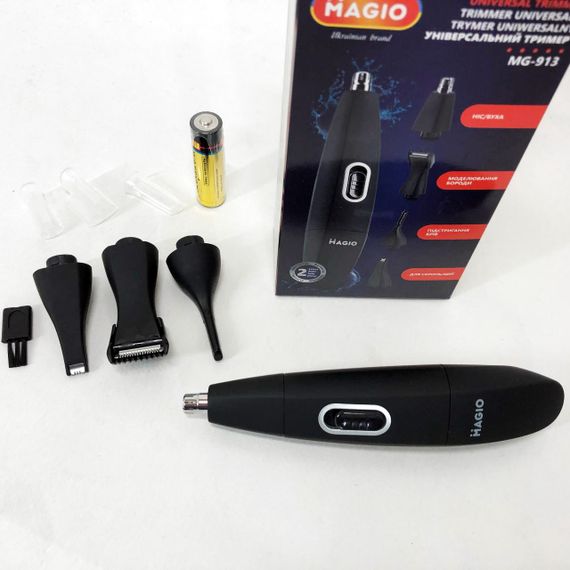 Триммер для носа волос бритва MAGIO, Тример для удаления волос в носу ушах Триммер носа и висков SC-39 | Зображення 3