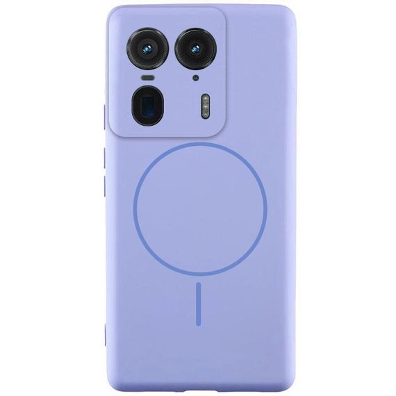 Чехол Silicone Cover Lakshmi Full Camera (AA) with MagFit для Motorola Edge 50 Ultra Сиреневый / Dasheen