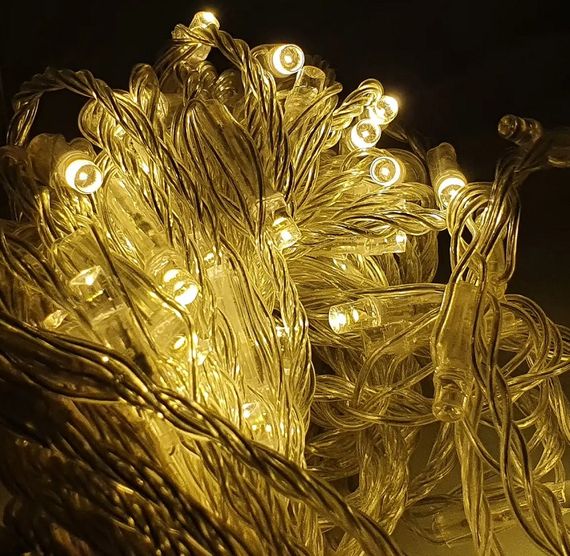 Светодиодная гирлянда Водопад 240 LED 2мх2м (8 режимов+статический) теплый-белый | Зображення 3