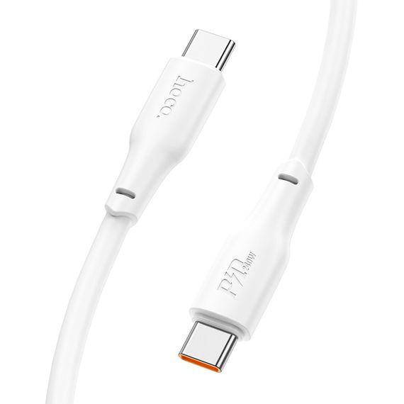 Дата кабель Hoco X93 Force Type-C to Type-C 60W (2m) White | Зображення 3