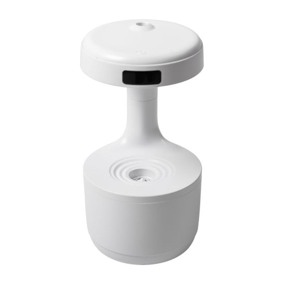 Увлажнитель воздуха для дома 12×22 см воздухоувлажнитель для дома портативный 600 мл с таймером Белый LZ599 | Зображення 1