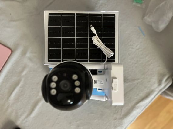 Поворотна погодозахисна сонячна камера безпеки 4G solar cam 1080P | Зображення 9