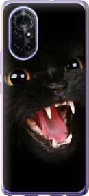 Чехол на Huawei Nova 8 Чёрная кошка "932u-2245-17620"