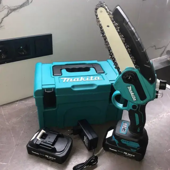 Міні-пила акумуляторна побутова для різання чагарника, сучкоріз ланцюговий з ергономічним дизайном | Зображення 1