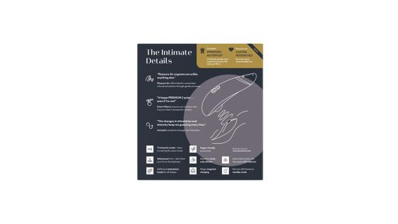 Вакуумный клиторальный стимулятор Womanizer Premium 2 - Black, функции Autopilot и Smart Silence sexstyle | Зображення 16