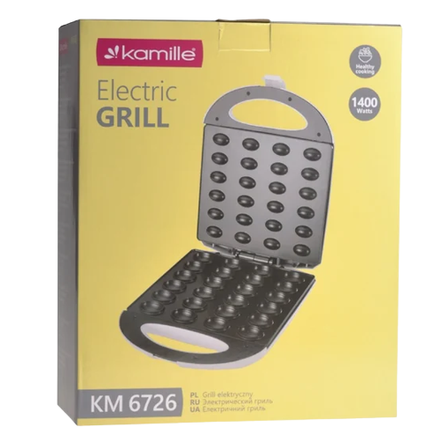 Електричний гриль 1400W 6726 KAMILLE | Зображення 2