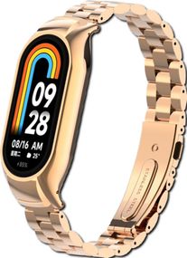 Ремінець для Mi Band 5/6 металевий сріблястий XPRO № 7 (MAW-42936_359)