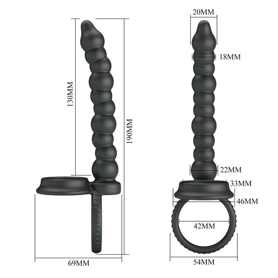 Вібратор PRETTY LOVE DIILON, Silicone, waterproof Sex Aura | Зображення 2