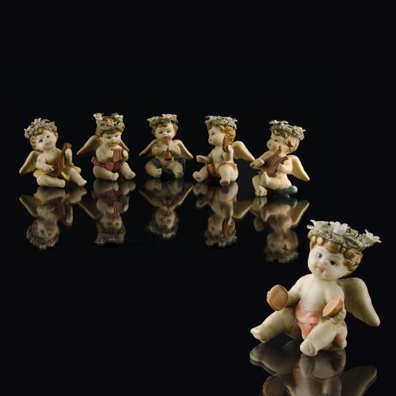 Фигурка "Ангелок-музыкант" 6см QF85 | Зображення 2