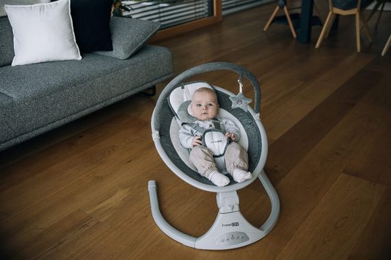 Гойдалка дитяча FreeON Elite, grey (Від народження) | Зображення 5