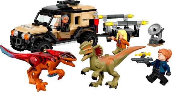 Конструктор LEGO Jurassic World Перевезення пірораптора та дилофозавра (76951) | Зображення 7