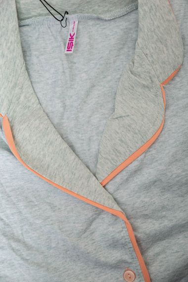 Пижама женская с принтом  -уценка, цвет серый, 243R19013-U | Зображення 6