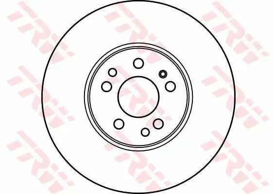 Диск гальмівний MERCEDES 400/420/500/600/S280/S300/S320/S350/S420/S500/S600, TRW (DF2595S) | Зображення 1