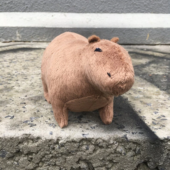 М'яка іграшка "Капібара" 17*13 cm Коричневий (sv1805) | Зображення 1