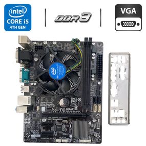 Комплект: материнская плата Gigabyte GA-H81M-D2V / Intel Core i5-4570 (4 ядра по 3.2 - 3.6 GHz) / Intel HD Graphics 4600 / Socket LGA1150 / Кулер BOX б/у
