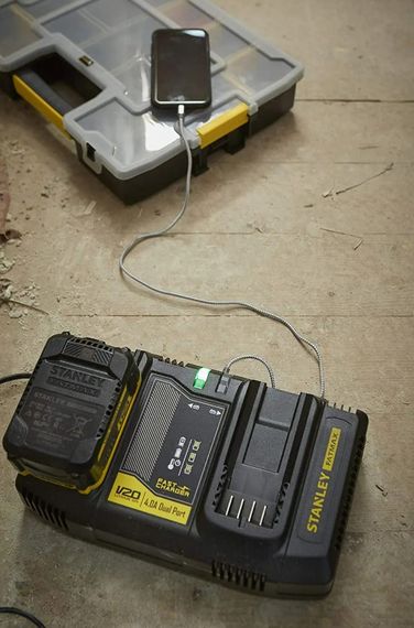 Зарядний пристрій на 2 акумулятора Stanley FATMAX SFMCB24 | Зображення 1