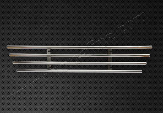 Решетка в бампер (нерж) для Renault Dokker 2013↗ гг. | Зображення 3