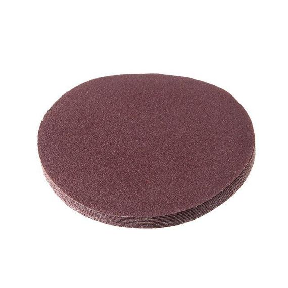 Круг наждачний самоклейний 125 мм, папір класу E, К100, 10 од. INTERTOOL BT-0561 | Зображення 1