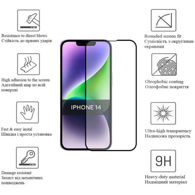 Стекло защитное Drobak Matte Ceramics Anty Spy Apple iPhone 14 Plus (535329) | Зображення 3